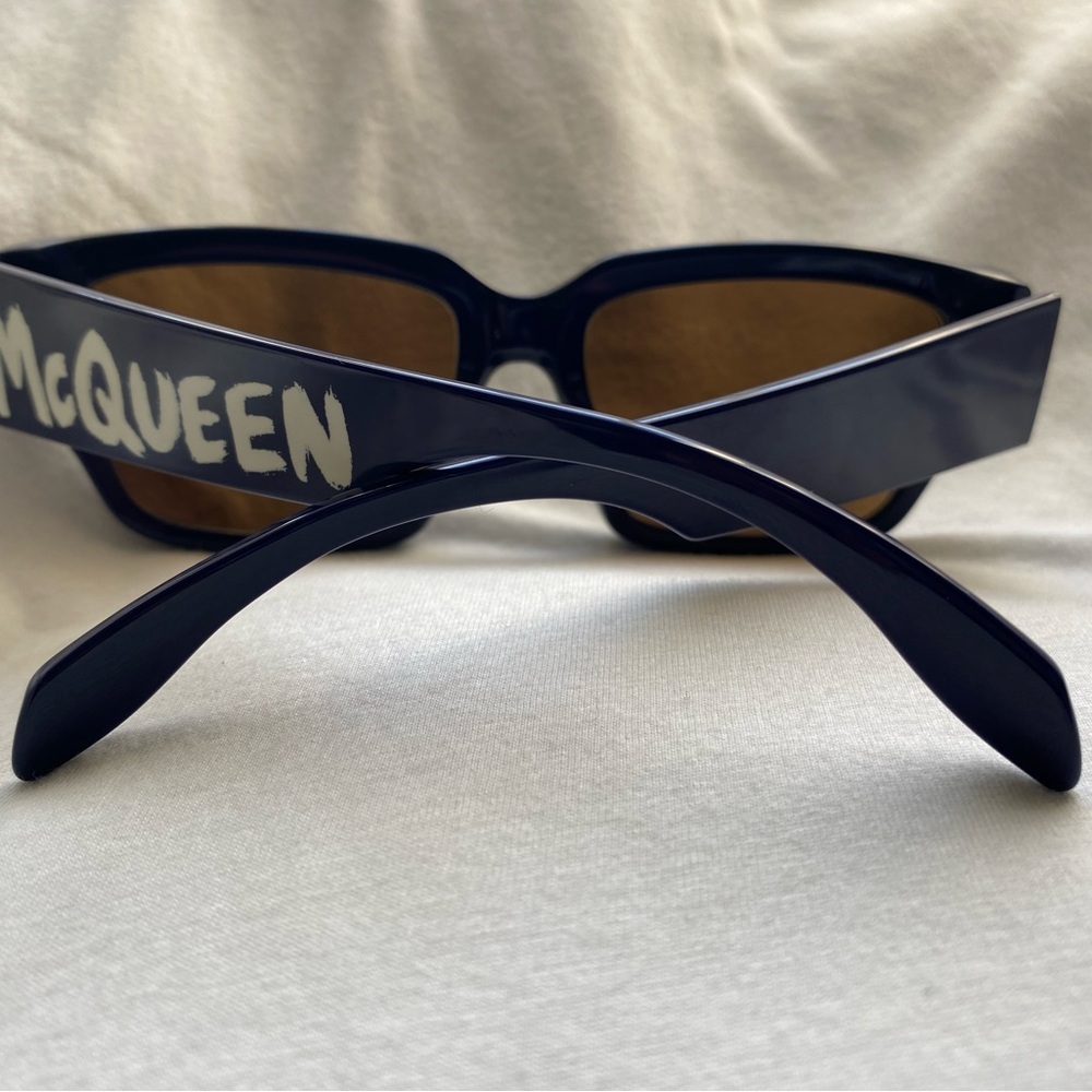 Alexander McQueen Dark Blue Sunglasses